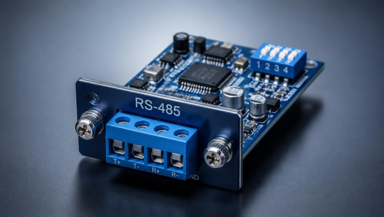 для промышленных объектов критичен интерфейс RS-485 и протокол Modbus RTU